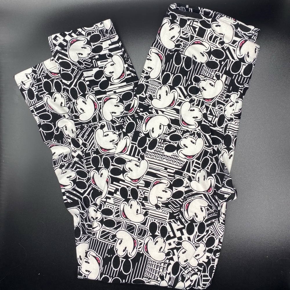 Black Disney Lularoe Leggings